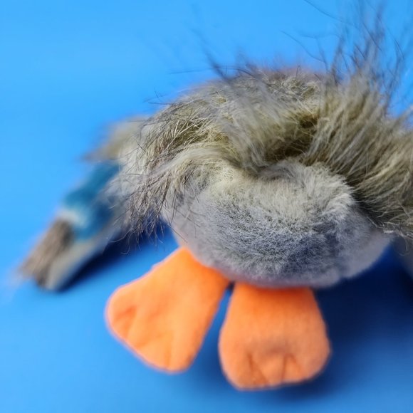 Realistic Mallard Duck Squeaking Plush Stuffed Animal Toy - Picture 6 of 7